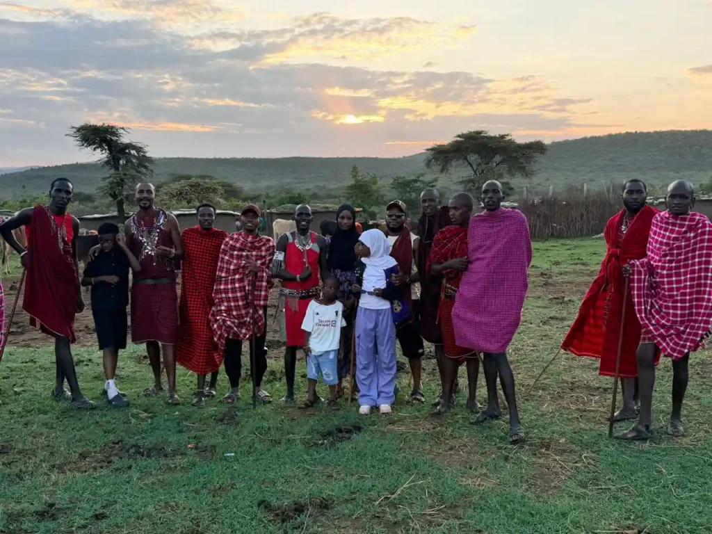 kenya safari with maasai warriors